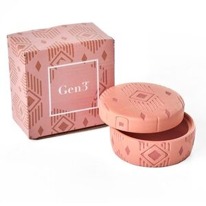 Gen3 Blake Trinket Dish with Lid Pink Terracotta Tribal Jewelry/Whatnot Dish NEW